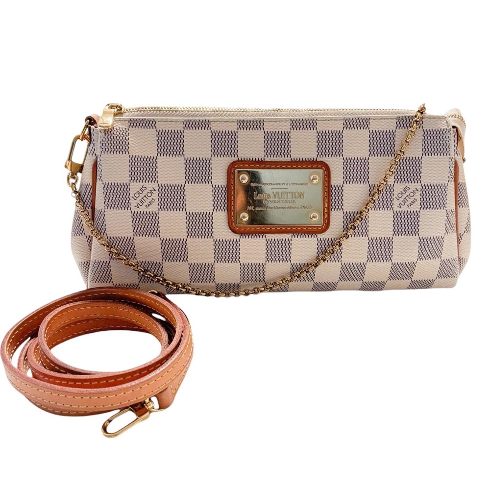 Louis Vuitton Damier Azur Eva Clutch